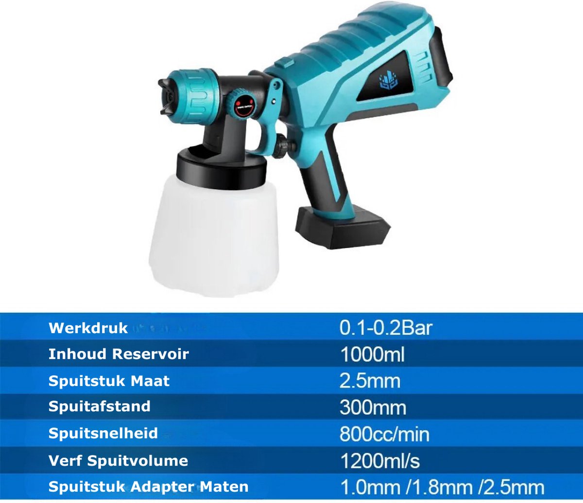 4 #220v Handheld Sprühen Pistole Farbe Sprüher 500w Hoch Energie Heimat Elektrische Airbrush Spritzen Auto Holz Mobel Wand Holzbearbeitung