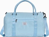 TAN.TOMI Reistas - Weekendtas - 35liter Handbagage tas - 46 x 28 x 26cm - Met Schoenenvak en Afneembare Schouderband - Blauw