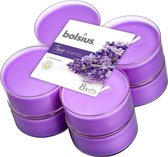 Bolsius Maxi Waxinelichtjes True Scents Lavendel 8 Stuks
