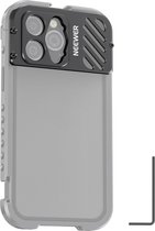 Neewer® - Achterste Lens PCB Compatibel met iPhone 14 Pro Max Mobiele Telefoon Kooi NEEWER PA006 - Externe Aluminium Lenshouder met 17mm Schroefdraad M Lenshouder - Onverwachte Groothoekopnames, Model PA019