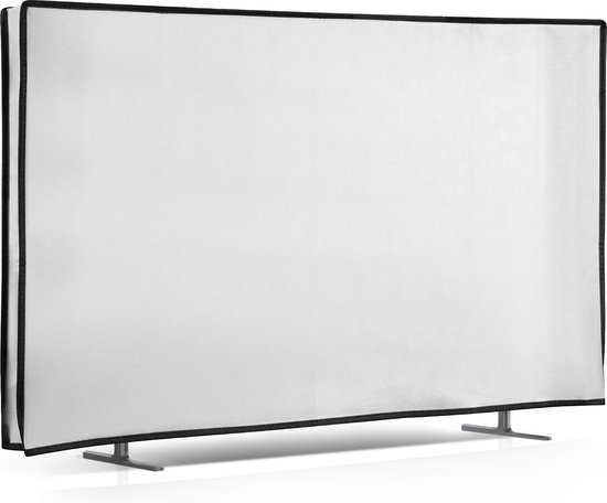 Treer Stofkap Voor Tv – Universele Hoes 32-85 Inch – Elastisch – Groen Plantenmotief – Maat 46-50 Inch