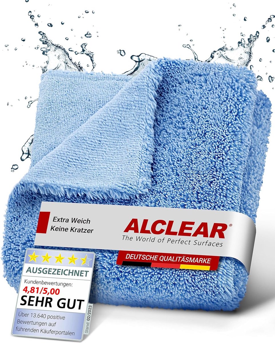 Goedkoopste Cleaning Schoonmaakdoeken, Microvezeldoek, 1, blauw