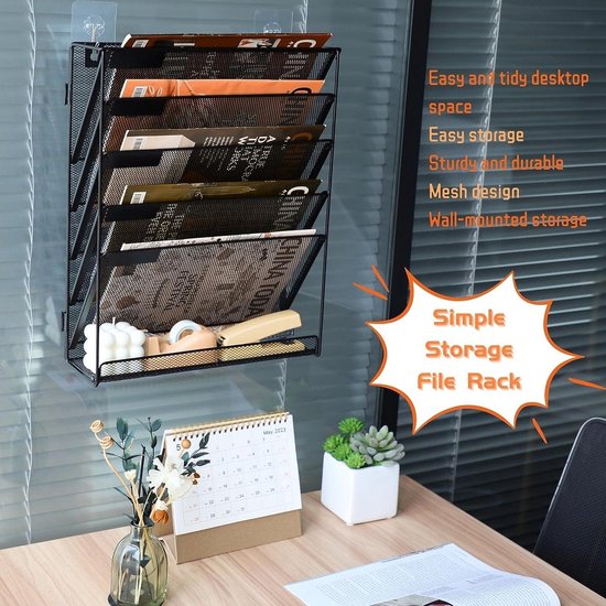 Unyqoos® Bureau Organizer met Meerdere Niveaus voor Efficiënte