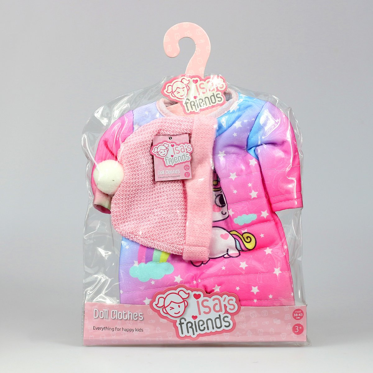 Isa's Friends® - Poppenkleding - Kleertjes geschikt voor o.a. BABY born - 43 cm — afbeelding 4