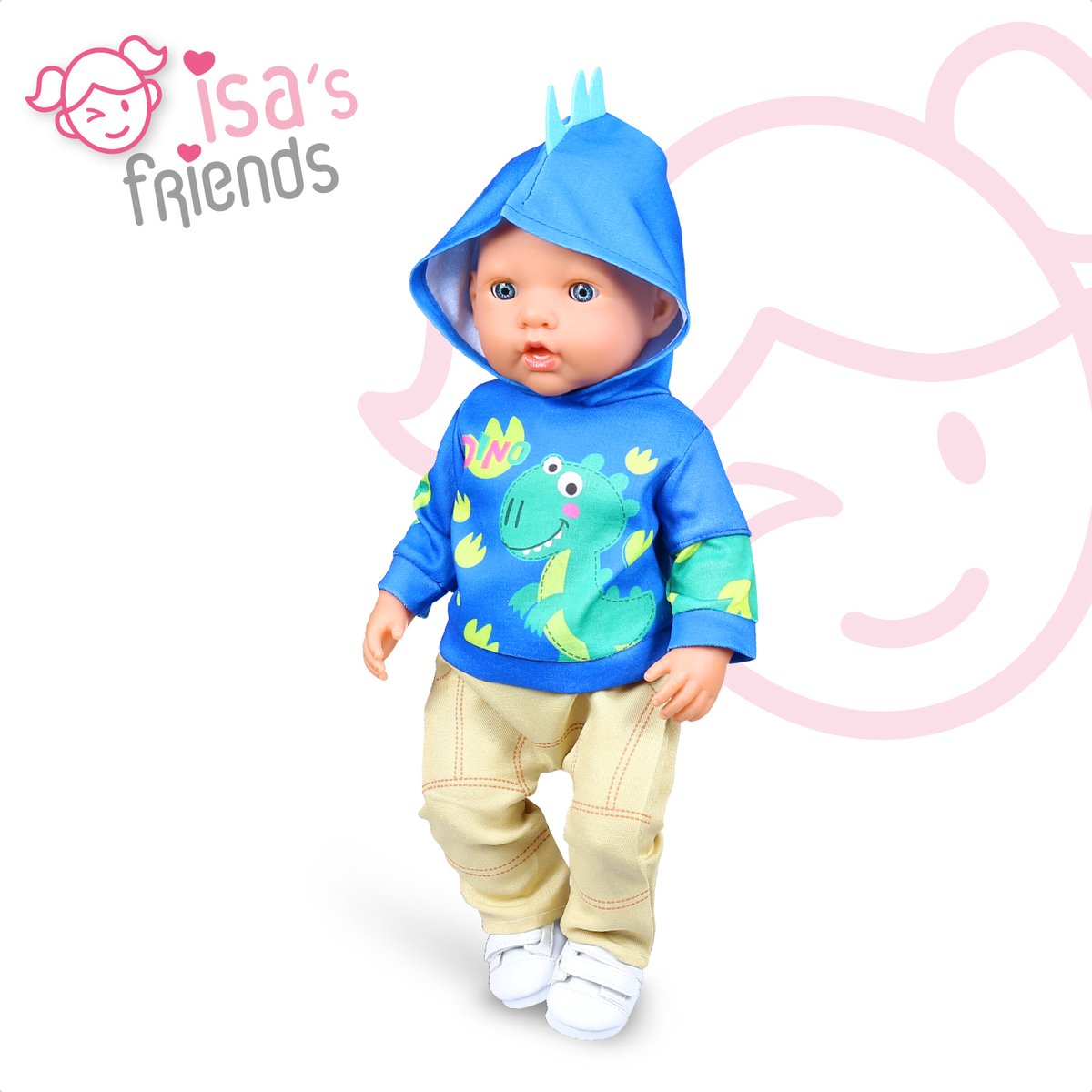 Isa's Friends® - Poppenkleding - Kleertjes geschikt voor o.a. BABY born - 43 cm — afbeelding 5