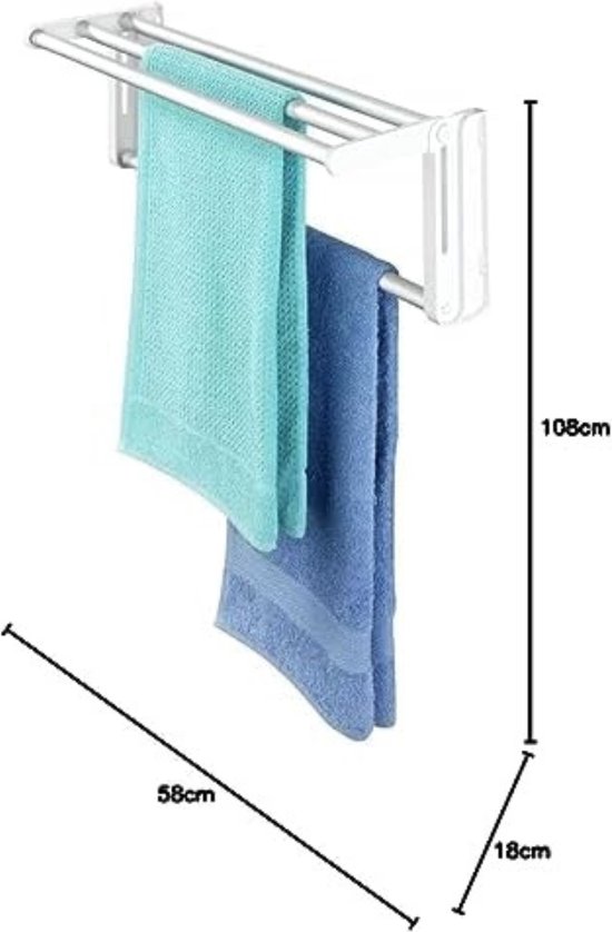 Handdoek Rek Radiator Handdoekenrek Radiator - Handdoekhouder Radiator - Handdoekbeugel ...