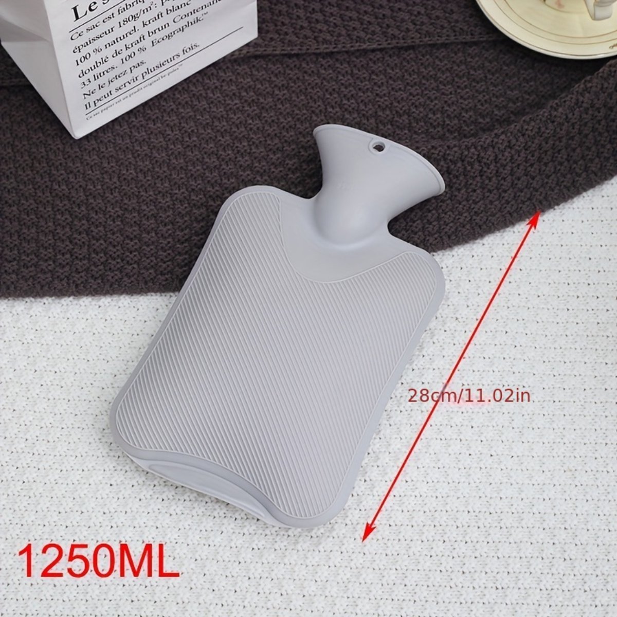 Livano Warmtekruik - Warmwaterzak Met Hoes - Warmwaterkruik - Warmtekussen - Knuffel Kruik - Bag - Roze - 1 Liter – foto 4