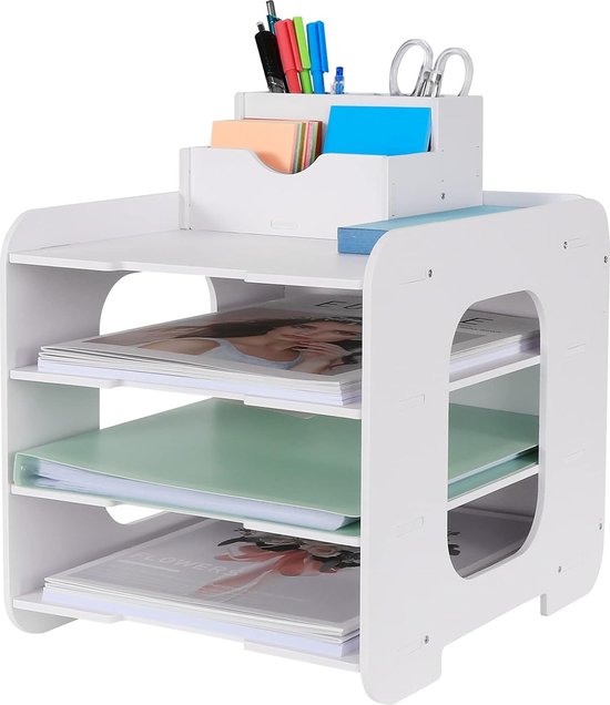 Bureauorganizer bamboe - Relatiegeschenken van hout