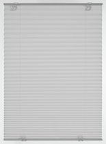 Solo dakraam-plissé zonder boren, met zuignappen, ondoorzichtig vouwrolgordijn, incl. alle montageonderdelen, 95,3 x 122 cm, grijs