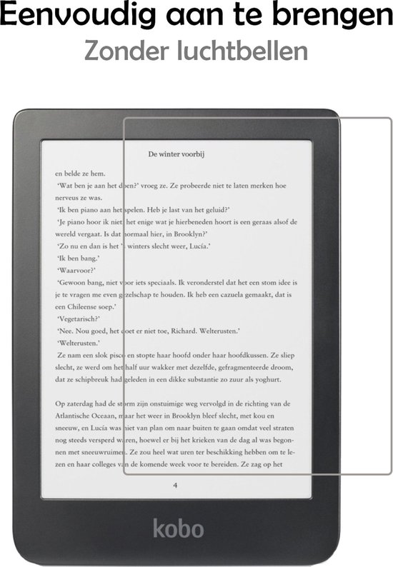 Hoesje Geschikt voor Kobo Clara HD Hoes Bescherm Hoesje Case Sleep Cover Met Screenprotector - Hoes Geschikt voor Kobo Clara HD Hoesje - Rosé Goud van Hoesje  — afbeelding 5