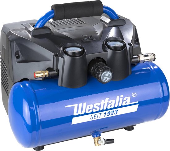 Westfalia Accu Luchtcompressor - 36 V - 8 Bar - 6 Liter - Olievrij - Excl.  Accu en lader | bol