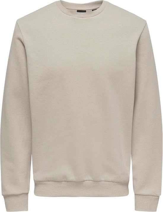 Only & Sons Pull Onsceres Crew Neck Noos 22018683 Silver Lining Taille Homme - XS