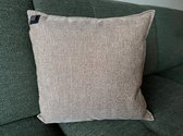 Bol.com Warmpi Warmtekussen - Handgemaakte Linnen meubelstof - Beige - elektrisch verwarmd kussen met 3 meter USB kabel - 3 warm... aanbieding