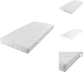 vidaXL Matras Comfort - 200 x 80 x 17 cm - Vermindert gewrichtspijn - rugpijn en nekpijn - Matras