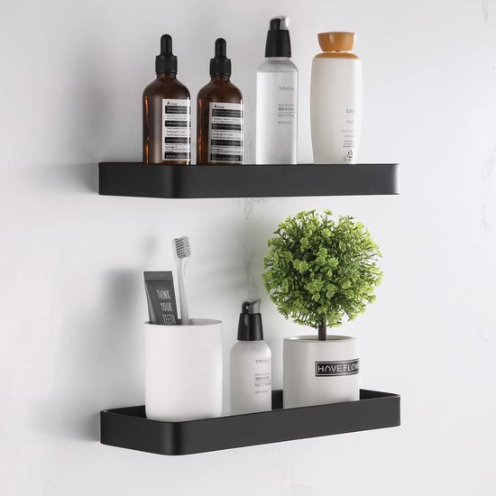 Badkameropslag Wandmontage Shampoo Make-up Opslaghouder Badkameraccessoires Geen boren Wandplank Douchehouder voor toilet kopen vanaf een prijs van 12