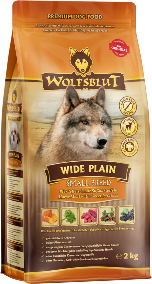 Wolfsblut Wolfsblut Wide Plain S-breed - 2 kg
