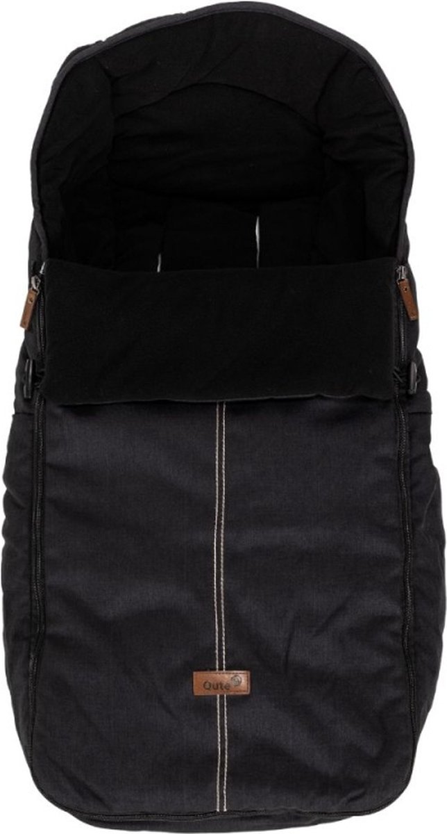 Qute Voetenzak Q-Twin Jeans - Zwart