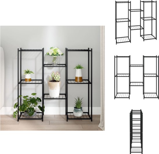 Plantenstandaard bruin eiken 33x33x80 cm bewerkt hout