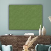 Canvas Schilderij Inductie beschermer - Leer - Groen - Dieren - 120x90 cm - Wanddecoratie