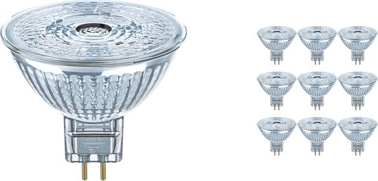 Voordeelpak 10x Ledvance Performance LED Spot Reflector GU5.3 MR16 5W 345lm 36D - 930 Warm Wit | Beste Kleurweergave - Dimbaar - Vervangt 35W