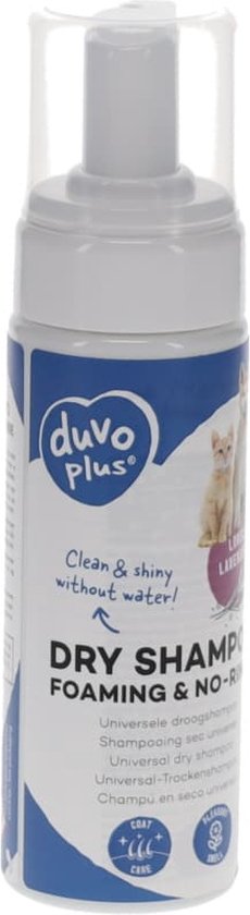 Duvo+ Droogshampoo - Hond en Kat - Lavendel - 150ml - Duvo