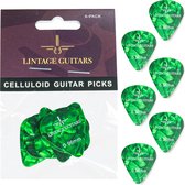 6 Stuks Plectrum Set - 0.96 Plectrum - Celluloid Guitar Picks - Lintage Guitars®
