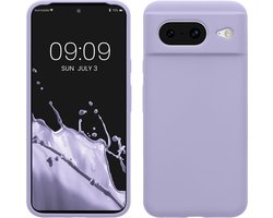 kwmobile telefoonhoesje geschikt voor Google Pixel 8 - Hoesje met siliconen coating - Smartphone case in lavendel