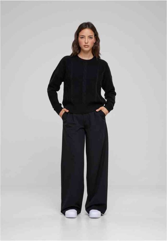 Urban Classics - Pull/pull en tricot Cabel - XS - Zwart