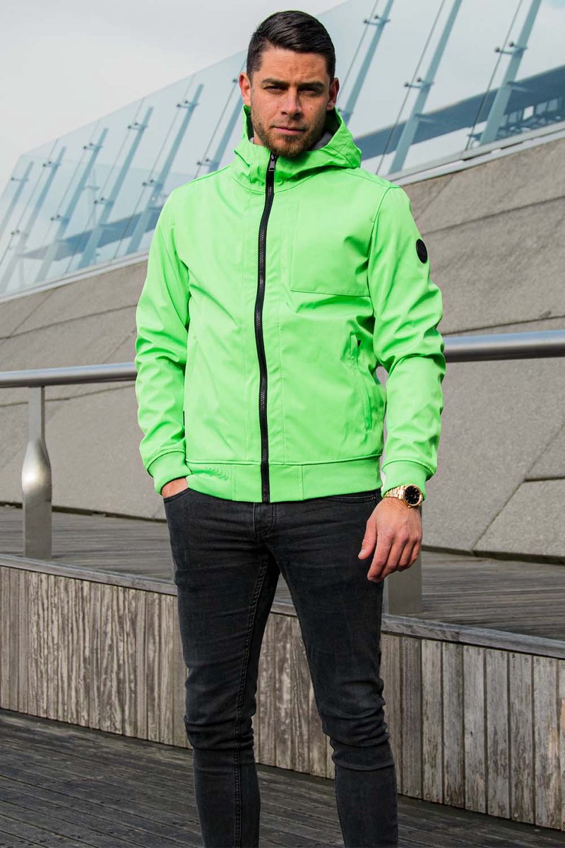 Airforce Softshell jacket - Groen - S