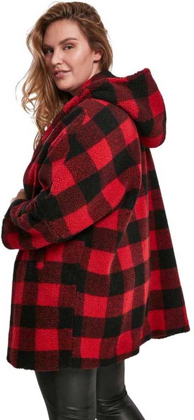 Veste oversize à carreaux Sherpa pour femme Taille XXL