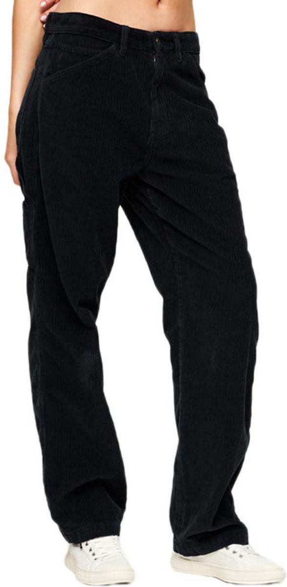 Superdry Cord Carpenter Broek 34 32 Vrouw Marineblauw