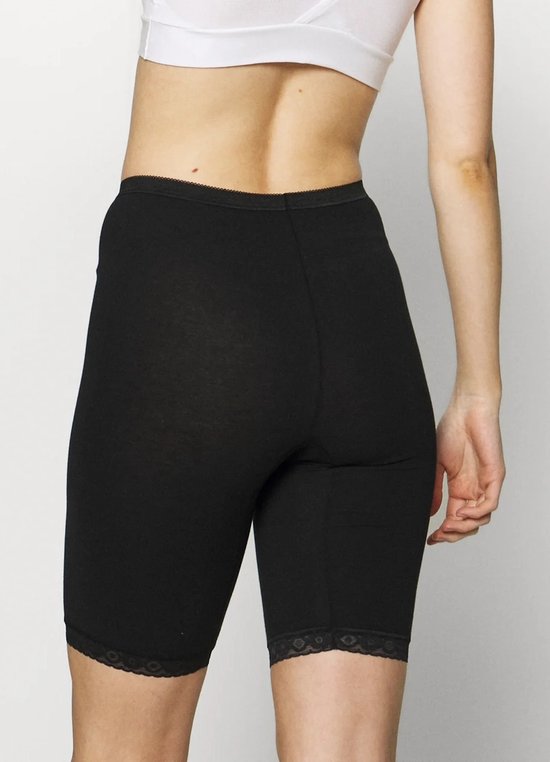 sloggi Basic+ Dames Short lange pijp - Zwart - Maat 44