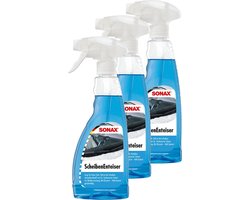 Sonax Ruitenontdooier spray - 3x - voor auto - 500 ml - antivries sprays - winter/vorst/bevriezen