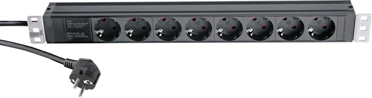 Konig & Meyer 28673 19 inch Power Box stroomverdeler 8-voudig