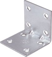 Ancres d'angle/coins de chaise AMIG - 16x - acier galvanisé - largeur 4 cm - longueur 2 x 4 cm