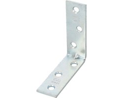 AMIG hoekankers/stoelhoeken - 16x - verzinkt staal - breedte 1.9cm - lengte 2 x 6cm