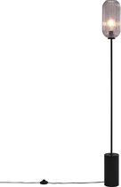 QAZQA rid - Art Deco Vloerlamp | Staande Lamp - 1 lichts - H 150 cm - Zwart - Woonkamer | Slaapkamer | Keuken