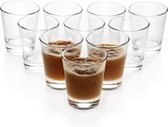 Borrelglaasjes van glas, 5 cl/50 ml, set borrelglazen - vaatwasmachinebestendig - glazen voor wodka tequila (10)