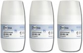 Derma Family deodorant roller- 3 x 50 ML - Parfumvrij