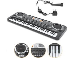 SEZGoods Elektrische Piano - 61 Toetsen - Piano Keyboard - Digitale Piano - Keyboard Piano - Kinder Keyboard