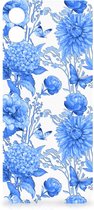 Case voor Geschikt voor Samsung Galaxy A04e Flowers Blue