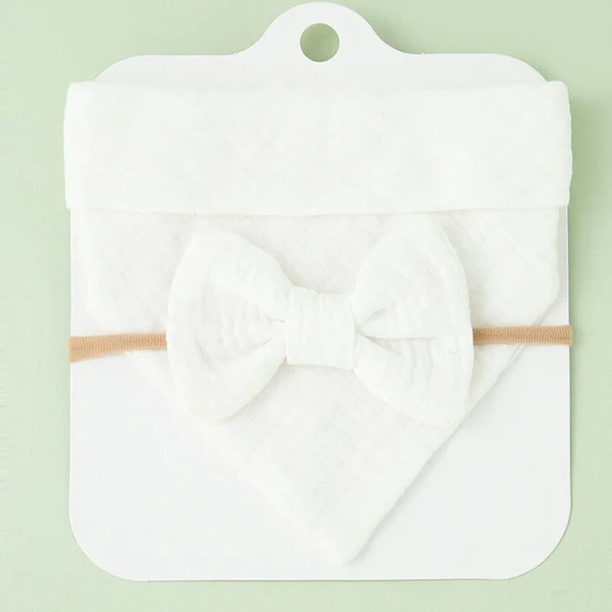 Goedkoopste zeverslab - baby - haarband - set - cadeau - origineel - kraamcadeau - feestdagen - geboorte