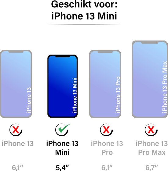 Coque Arrière Robuste Armure pour iPhone 13 Mini - TPU - Anneau de Maintien  - Robuste... | bol