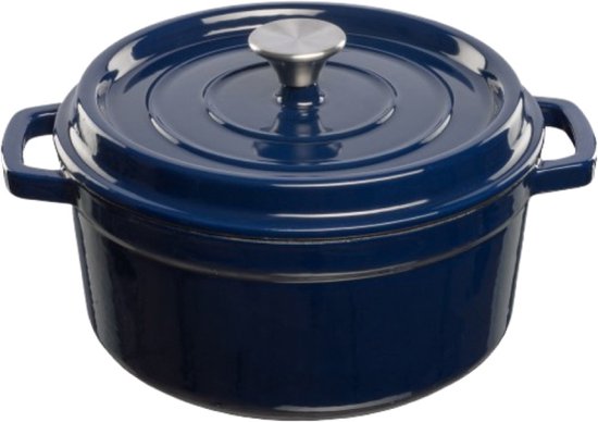 Cocotte en fonte Staub ovale cerise 31 cm avec couvercle à bouton