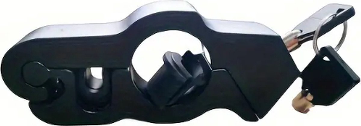 Rem slot voor motoren - universeel - sloten - scooter - anti diefstal - Zwart - Merkloos