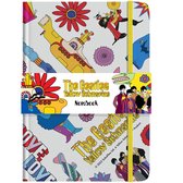The Beatles Yellow Submarine A5 Notebook Wit Recyclé