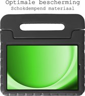 Hoesje Geschikt voor Samsung Galaxy Tab A9 Plus Hoesje Kinder Hoes Shockproof Cover - Kindvriendelijke Hoesje Geschikt voor Samsung Tab A9 Plus Hoes Kids Case - Zwart.