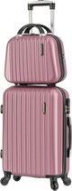 Madisson - Bagage à main - set de valises - 2 pièces - Valise de voyage à 4 roulettes - Beauty case - rose