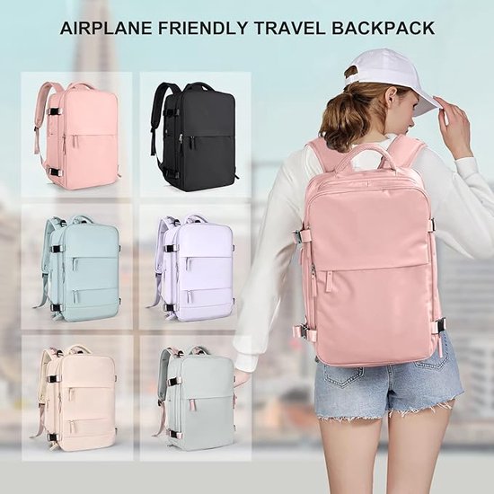 Handbagage tas - Sac à mainagetas \ Handbagage rugtas - Reistas - Lichtgewicht Handbagage van Merkloos — afbeelding 3
