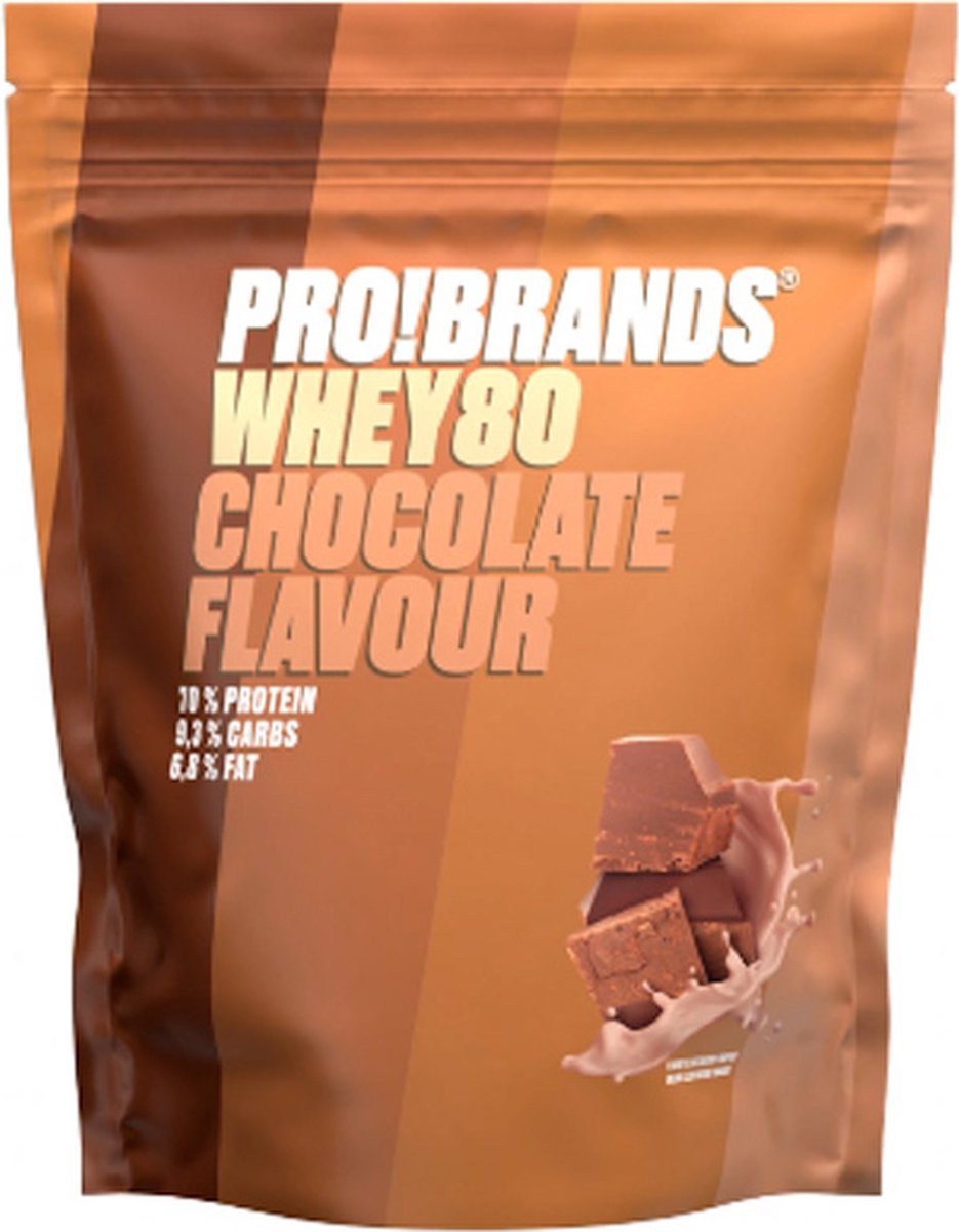 Pro!Brands | Whey80 Powder | Chocolate 500g | 1 x 500 gram